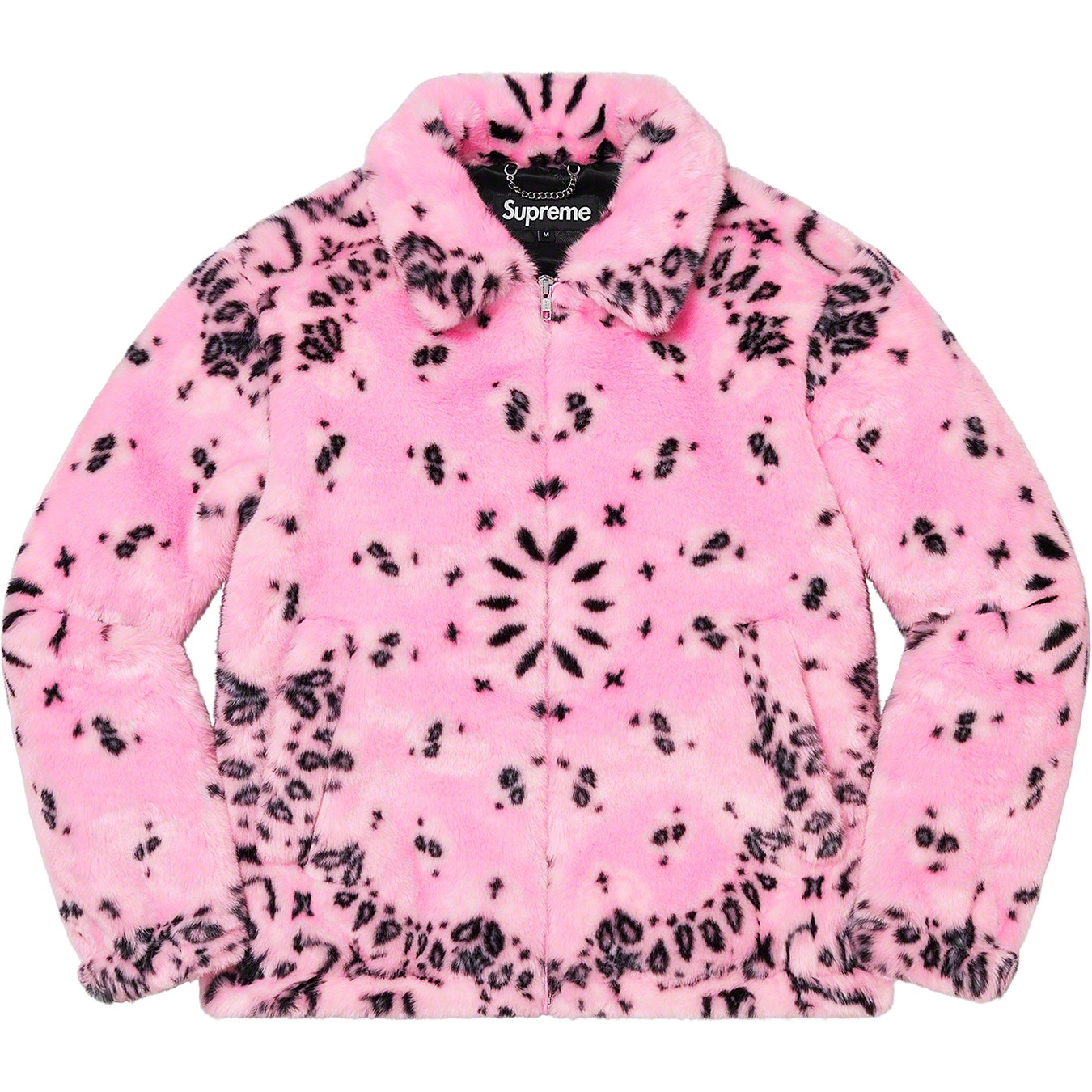 Bandana Faux Fur Bomber Jacket view 2